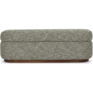 NV GALLERY Banc MOSSO - Banc, Gris poivre anti-taches, L122 Gris / Marron