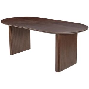 Vente-unique Table à manger 8 couverts en bois de manguier - Naturel - NEVILI