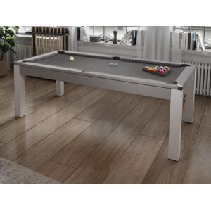 Vente-unique Table transformable - Billard & Ping-pong BALTHAZAR - 213*112*81.5cm - Gris