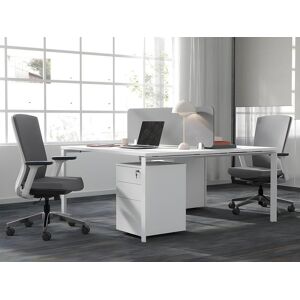 WorkAea Fauteuil de bureau professionnel Tissu Gris HUMIA