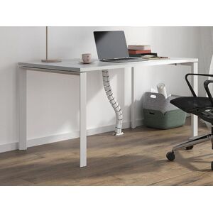 Vente-unique.com Bureau professionnel 1 personne - Blanc - L120 cm - DOWNTOWN