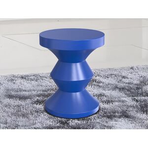 Vente-unique Table d'appoint en métal - Bleu - ZOLIMI