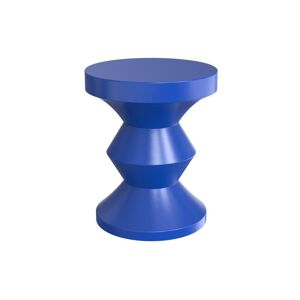 Vente-unique Table d'appoint en métal - Bleu - ZOLIMI