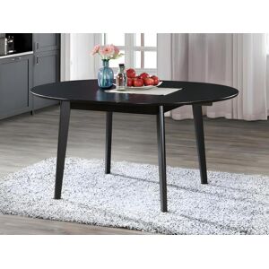 Vente-unique Table ovale extensible TIFFANY - 4 a 6 couverts - Hetre massif - Wenge