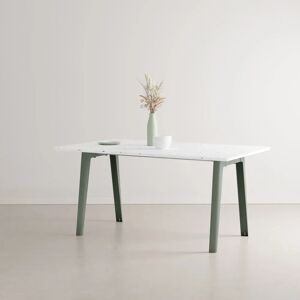 Table à manger rectangulaire en plastique recyclé New Modern TIPTOE Gris Eucalyptus - Publicité