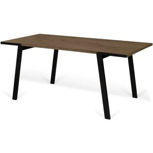 Table rectangulaire Drift TEMAHOME Noir/Noyer - Publicité