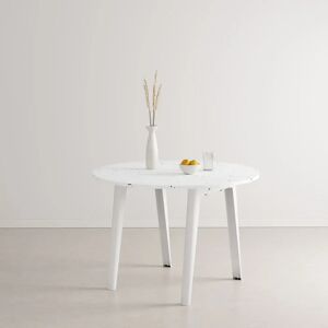 Table à manger en plastique recyclé New Modern TIPTOE Blanc Nuage - Publicité
