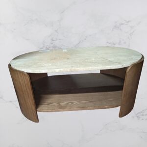 Table Basse ELIPSE Nv Gallery - Design Minimaliste Ecru - Publicité