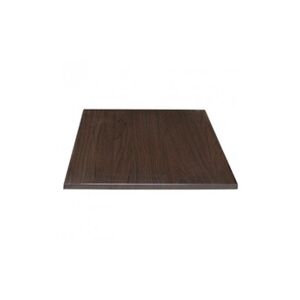Bolero Plateau de table carré marron foncé 60 cm - - Aggloméré - Publicité