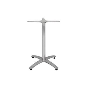 Bolero Pied de Table pour Plateau 800 mm 4 Pieds en Aluminium - - - Aluminium 650x650x680mm - Publicité