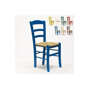 AHD Amazing Home Design - Lot 20 Chaises Bar Bois Design Vintage Paesana, Couleur: Turquoise - Publicité