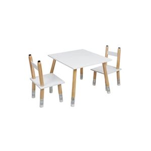 Altobuy LAPIS - Ensemble Table et 2 Chaises Enfant Base Crayons - - Publicité