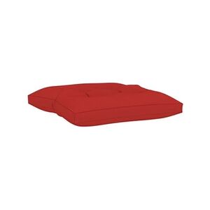 VIDAXL Coussin de palette rouge tissu - Publicité