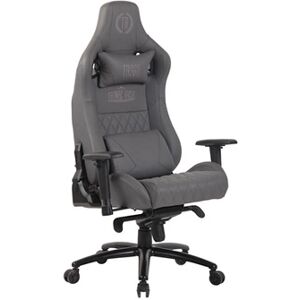 Clp Trading CLP Fauteuil de bureau Gamer Keren en véritable cuir , Gris - Publicité