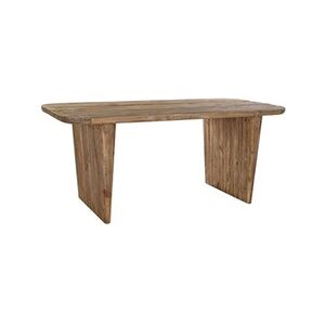 Pegane Table à manger / table repas rectangulaire en bois recycle coloris naturel - Longueur 180 x Hauteur 77 x Profondeur 90 cm -- - Publicité