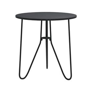 VIDAXL Table à thé Noir 48 cm MDF et fer - Publicité