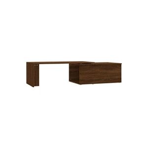 VIDAXL Table basse Chêne marron 150x50x35 cm Bois d'ingénierie - Publicité