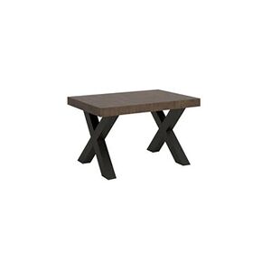 Itamoby Table extensible 90x130/234 cm Traffic Noyer cadre Anthracite - - Publicité