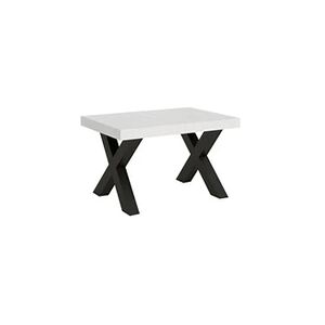 Itamoby Table extensible 90x130/390 cm Traffic Frêne Blanc cadre Anthracite - - Publicité