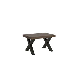 Itamoby Table extensible 90x130/390 cm Traffic Noyer cadre Anthracite - - Publicité