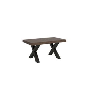 Itamoby Table extensible 90x160/420 cm Traffic Noyer cadre Anthracite - - Publicité