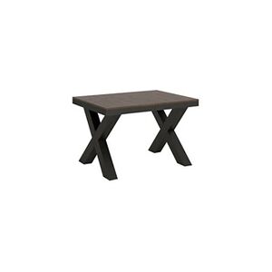 Itamoby Table extensible 90x120/224 cm Traffic Evolution Noyer cadre Anthracite - - Publicité