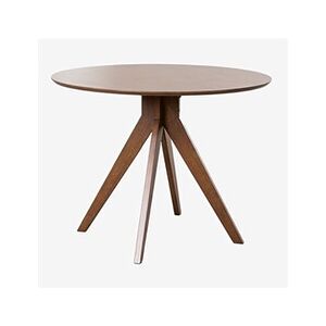 SKLUM Table de Salle à Manger Ronde en Bois (Ø100 cm) Sekiz Bois Foncé 76 cm - Publicité