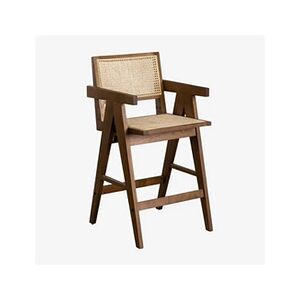 SKLUM Tabouret haut en rotin (65,5 cm) Lali Bois Foncé 99,5 cm - Publicité