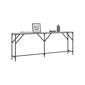 VIDAXL Table console sonoma gris 200x29x75 cm bois d'ingénierie - Publicité