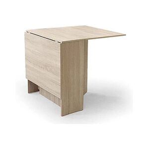 Pegane Table à manger d'appoint, table de salon extensible coloris chêne cambrian - longueur 31 / 87 / 142 x profondeur 77 cm - - - Publicité