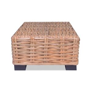 VIDAXL Table basse Rotin naturel 45 x 45 x 30 cm - Publicité