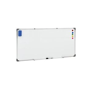 VIDAXL Tableau blanc magnétique Blanc 110x60 cm Acier - Publicité