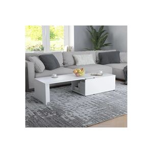 VIDAXL Table basse Blanc 150x50x35 cm Bois d'ingénierie - Publicité