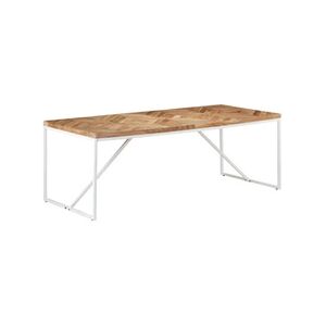 VIDAXL Table à dîner 200x90x76 cm Bois massif d'acacia et de manguier - Publicité