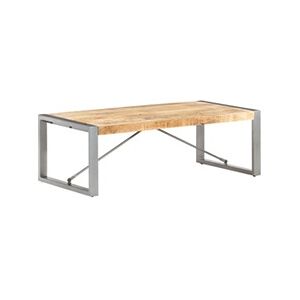 VIDAXL Table basse 120x60x40 cm Bois de manguier brut - Publicité