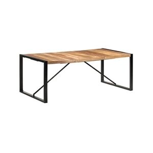 VIDAXL Table de salle à manger 200x100x75 cm Bois solide - Publicité