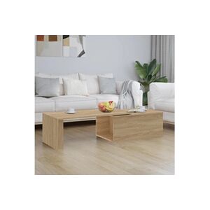 VIDAXL Table basse Chêne sonoma 150x50x35 cm Aggloméré - Publicité