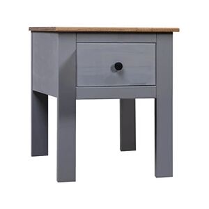 VIDAXL Table de chevet Gris 46x40x57 cm Pin Gamme Panama - Publicité