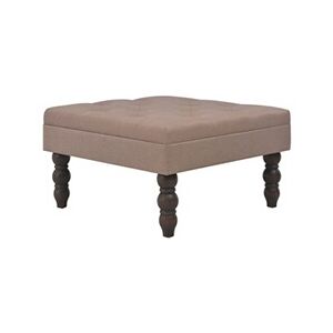 VIDAXL Tabouret Marron 60x60x36 cm Polyester - Publicité