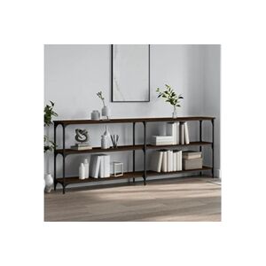 VIDAXL Table console chêne marron 200x29x75 cm bois d'ingénierie - Publicité