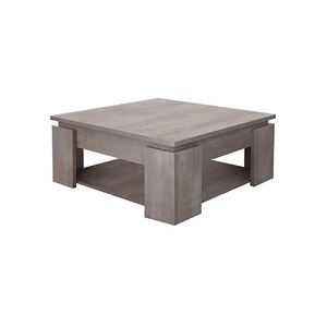 Demeyere Table basse carrée 80x80cm Comtesse - Chêne - - Publicité