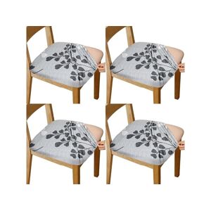 Pièces Housses De Siège De Chaise De Salle À Manger Extensibles Imprimées Housses De Coussin De Siège Style 3 - Publicité