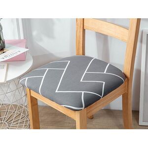 Housse De Siège De Chaise De Salle À Manger Extensible, 2 Pièces, Lavable, Protection De Coussin De Siège, Style 6 - Publicité