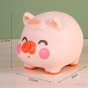 Tirelire cochon Sculpture mignon bureau dessin animé saint valentin ornement enfant argent économiser banque argent pot d'économie pour chambre S - Publicité