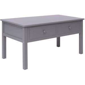 vidaXL Table Basse Gris 100 X 50 X 45 Cm Bois - Publicité