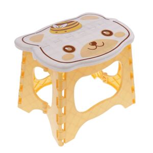 Tabouret Pliable Bébé Chaise Portable Confortable Pour Meuble Chambre Bébé Enfant Et Voyager Jaune - Publicité