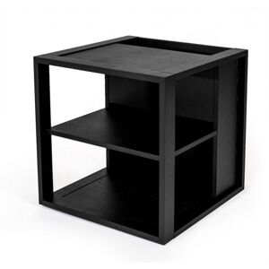 Paris Prix - Table D'appoint Design "Cuben" 50cm Noir - Publicité