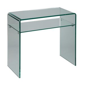 Tousmesmeubles Console Verre 1 Étagère - Clean - Publicité