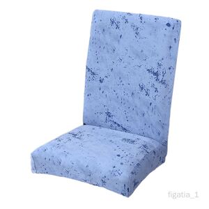 Stretch Spandex Salle À Manger Couverture De Chaise Tabouret Protecteur Slipcovers Home Hôtel De Mariage Banquet Bar Splash Ink Sky Blue - Publicité