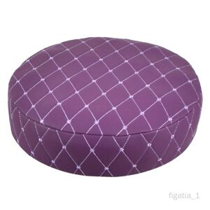 Housse De Tabouret Ronde Housses De Siège En Polyester Violet_33x10cm - Publicité